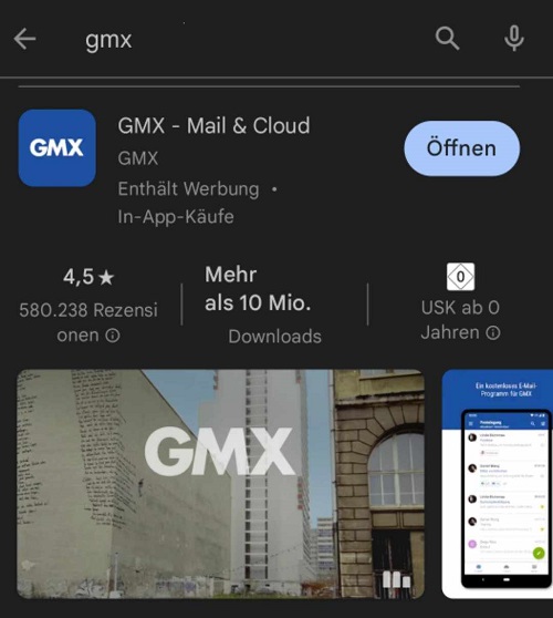 Gmx Smartphone google Play