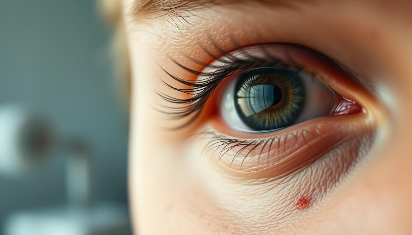 Ausschlag am Auge durch Stress – Ursachen & Hilfe