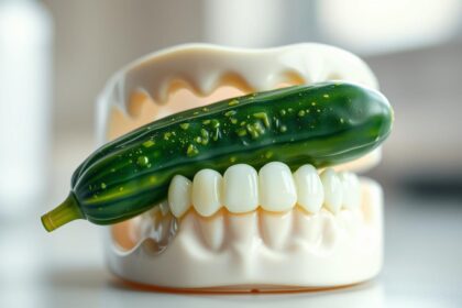 Pickel im Mund