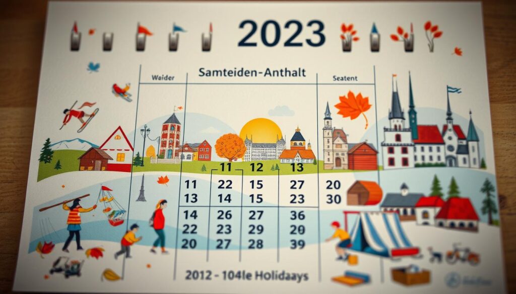 Schulferienkalender Sachsen-Anhalt 2025