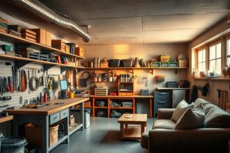 Nützliche Ausstattung für Keller, Garage und Hobbyräume
