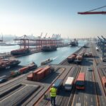 Logistik-Herausforderungen in einer Hafenstadt