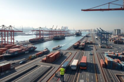 Logistik-Herausforderungen in einer Hafenstadt